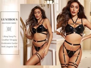 Lilosy Sexy PU Leather Strappy Underwire Garter Belt Lingerie Set – Worth the Hype?